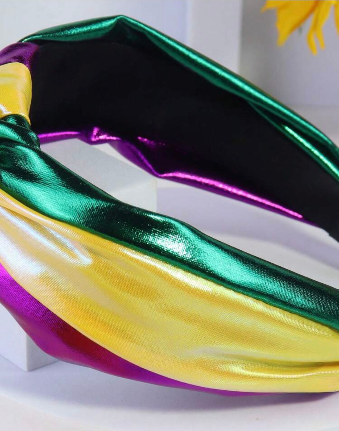 MARDI GRAS SILK HEADBAND