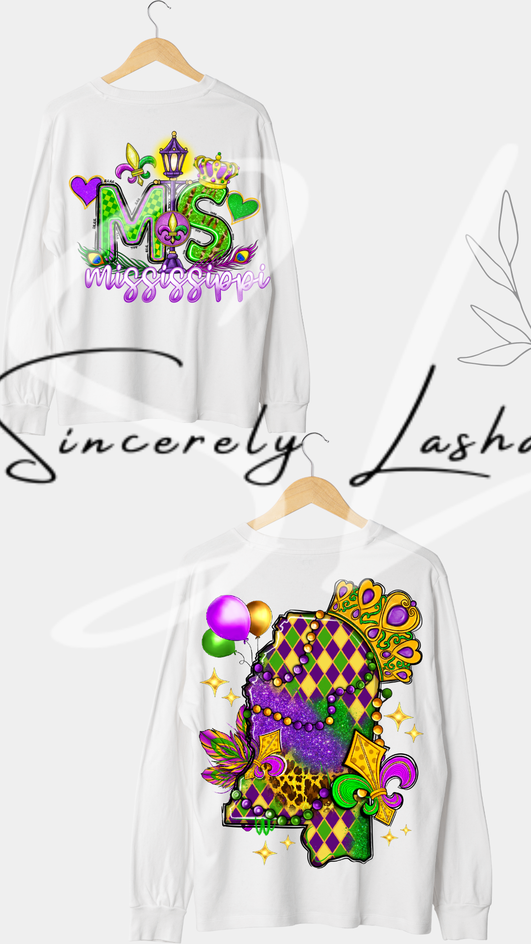 Mississippi - Mardi Gras (Front & Back)